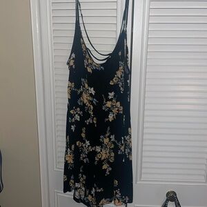 H&M black floral romper